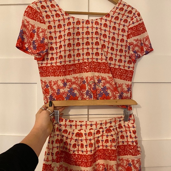 Patterned Two-piece Set - Picture 1 of 2